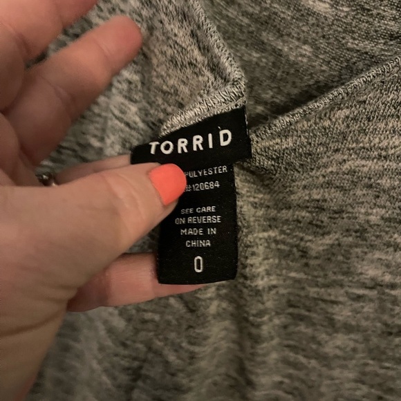 Torrid Gray Heathered Tank Top with Love Script - Picture 3 of 5